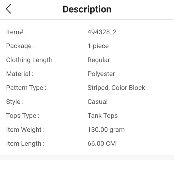 🟢Sleeveless color block Top-NWOT - Picture 2 of 4